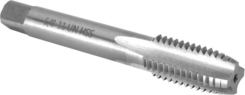 Burkit 5/8"-11 UNC Thread Tap Right Hand, HSS 5/8 x 11 UNC Straight Fluted Machine Tap - Image 1